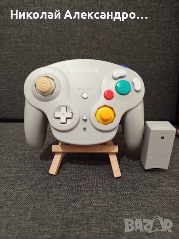 Nintendo GameCube Wavebird безжичен контролер с рисийвър