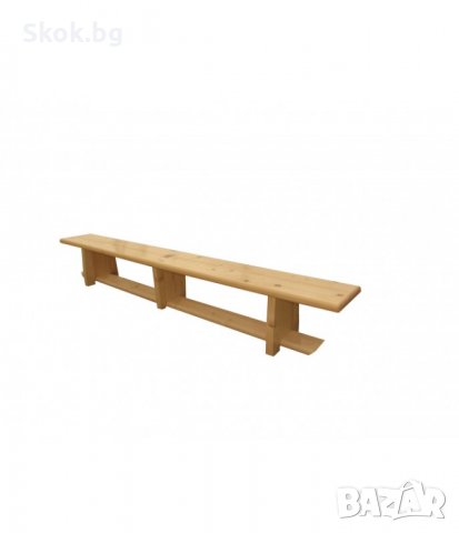 Гимнастическа шведска пейка - 200 x 25 x 30 см - Лакирана