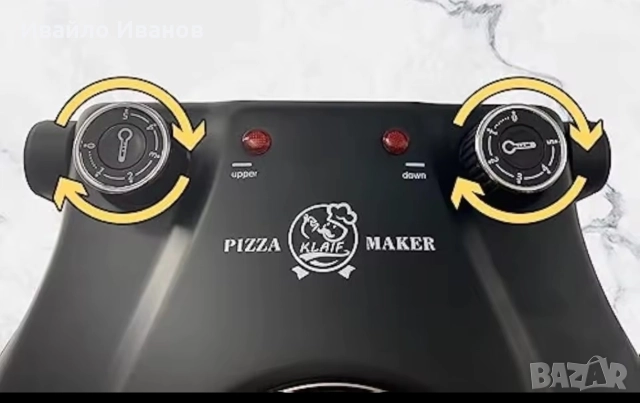 мини фурна за пица Klaif pizza maker 450°C, снимка 8 - Съдове за готвене - 52909549