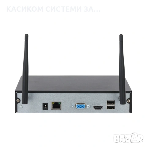 Wi-Fi NVR 4К 4х канала 1x HDD - DAHUA NVR2104HC-W, снимка 2 - IP камери - 53959789