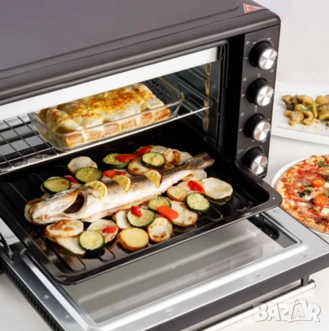 Електрически фурни Taurus Horizon – 30L, 45L и 60L, 15 функции, таймер 90 мин. и двойно стъкло, снимка 12 - Друга електроника - 51926341