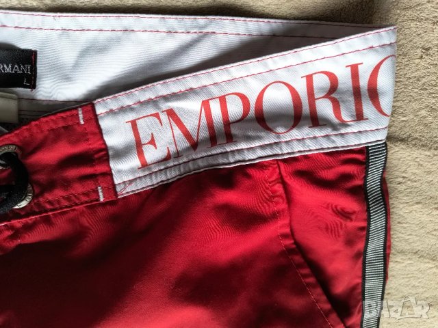 Къси панталони , бански , плувки emporio armani, снимка 4 - Спортни дрехи, екипи - 49791473