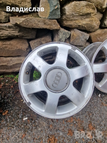 Лети джанти 5х100 Ауди VW, снимка 6 - Гуми и джанти - 52325333