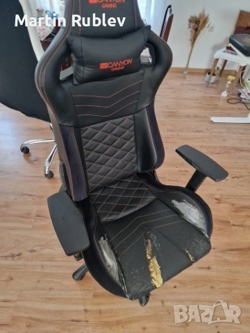 Геймърски офис стол CANYON за претапициране, снимка 2 - Столове - 54046276