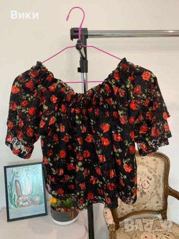 Дамска блуза в размер S/М, снимка 7 - Корсети, бюстиета, топове - 44922565