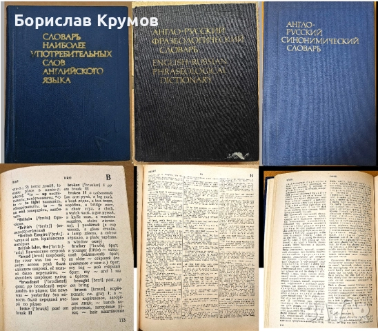 Английско-руски и руско-английски речници