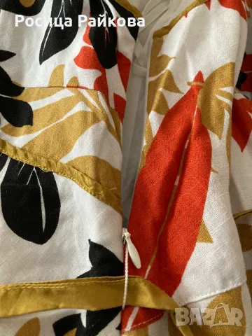 Ленена Рокля Monsoon , 42 размер, снимка 8 - Рокли - 48733335