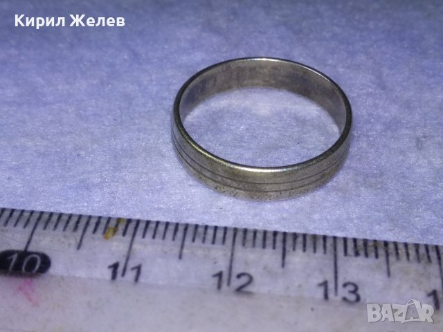 Nicole 3.2.2006 СРЕБЪРНА ХАЛКА Ръчно НАДПИСАНА ОКСИДИРАНО СРЕБРО ВИСОКА ПРОБА МАЙСТОРСКА 40329, снимка 11 - Пръстени - 42796209