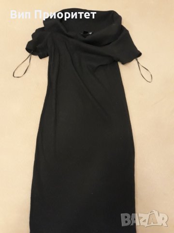 Черна еластична рокля секси издължена , снимка 10 - Рокли - 39217686