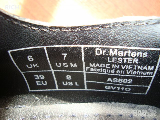 Dr.Martens Lester Skull & Roses-флорални обувки, снимка 8 - Дамски ежедневни обувки - 30235740