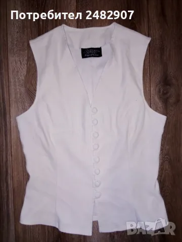 Дамско елече - стреч, снимка 2 - Елеци - 48165340