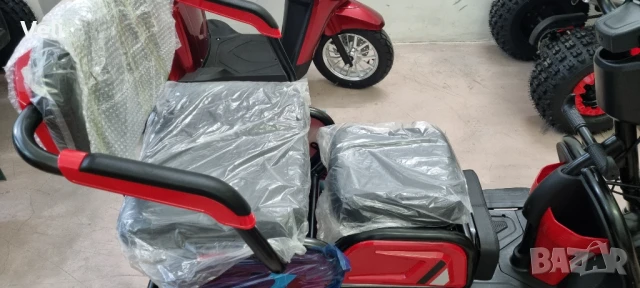 Триколка на ток 2000W 60V триместна високопроходима, снимка 10 - Мотоциклети и мототехника - 50655561