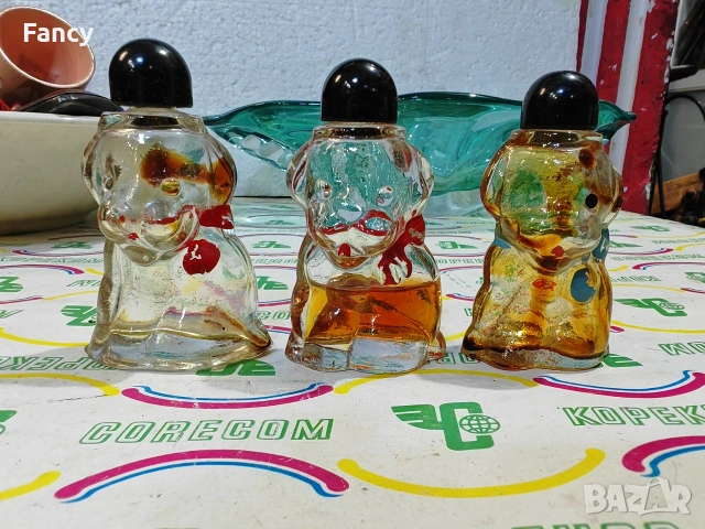 Стари шишенца от парфюм 3 бр, снимка 2 - Колекции - 53128313