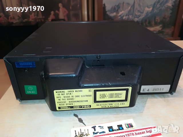 AKAI CD-750-ВНОС GERMANY 3110221612, снимка 11 - Декове - 38512497