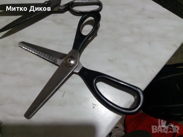 Солинген ножица голяма 289мм на 180мм отлична и друга Nippes 215х110мм острие и зиг заг ножица руска, снимка 13 - Други - 28987913