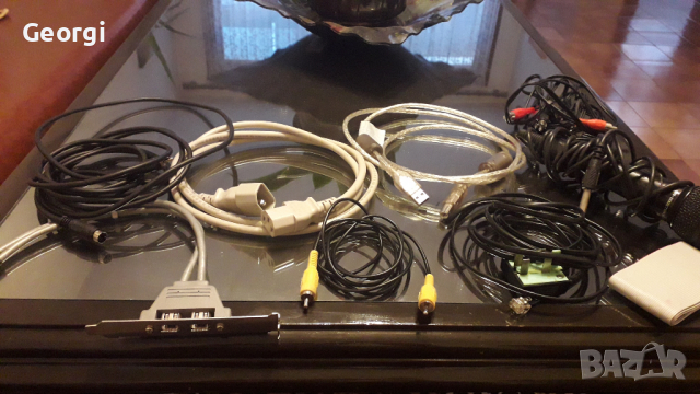 Компютърни кабели различни модели обща цена, снимка 4 - Захранвания и кутии - 36545549