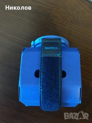 Продавам часовник Swatch x OMEGA Mission to The Super Blue Moonphase, снимка 4 - Мъжки - 55732312