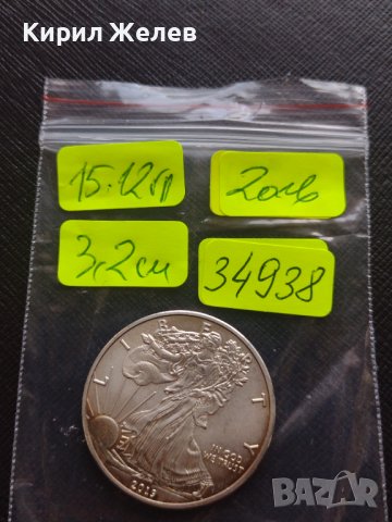 РЕПЛИКА на РЯДКА МОНЕТА USA 2019г. унция - долар уникат за КОЛЕКЦИОНЕРИ 34938, снимка 10 - Нумизматика и бонистика - 39172136