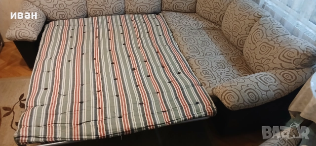 Ъглов диван-разтегателен, снимка 8 - Дивани и мека мебел - 52859215