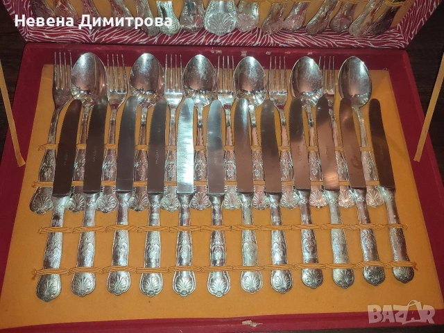 Посребрени прибори/ сервиз за хранене , снимка 3 - Сервизи - 53066152