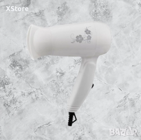 Сешоар Rosberg, 1200W, Черен/Бял, Сгъваема дръжка, снимка 4 - Сешоари - 52593514