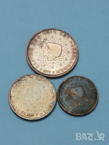 лот 1,2 и 5 евро-цента Холандия