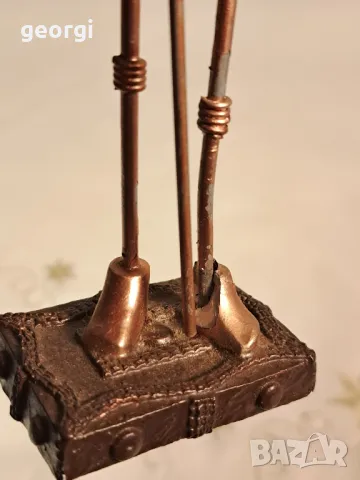 африканска фигурка масай   23/2, снимка 6 - Колекции - 49309387