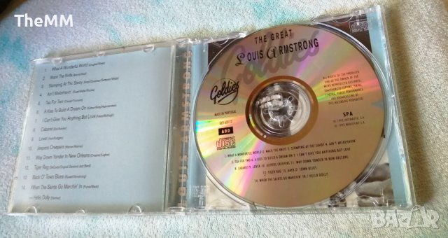 The Great Louis Armstrong, снимка 2 - CD дискове - 42641804