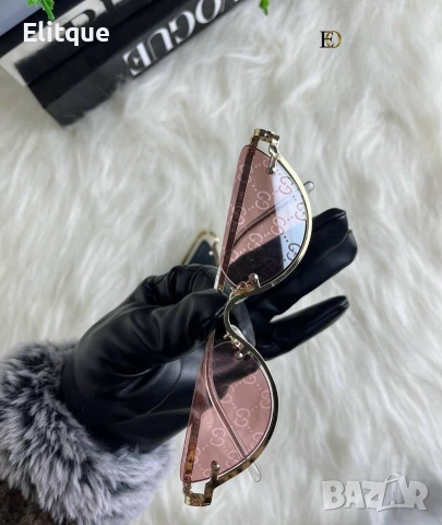 слънчеви очила Gucci с ув защита,кутия , калъф и кърпичка на марката , снимка 9 - Слънчеви и диоптрични очила - 54215111