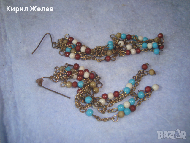 МЕСИНГОВИ СТАРИ ЕТНОГРАФСКИ МЪНИСТЕНИ ОБЕЦИ РЪЧНА МАЙСТОРСКА РАБОТА НАКИТ за НОСИЯ ВЪЗСТАНОВКА 4122, снимка 8 - Антикварни и старинни предмети - 36500758