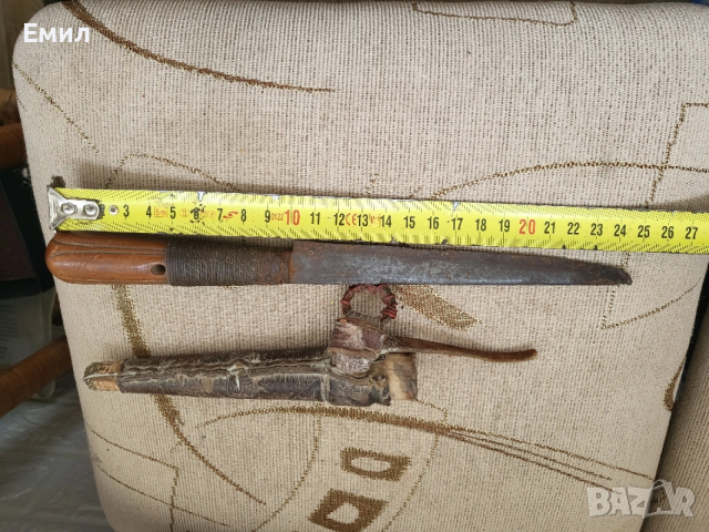 Автентичен берберски нож кама 18-19 век, снимка 6 - Колекции - 53923824