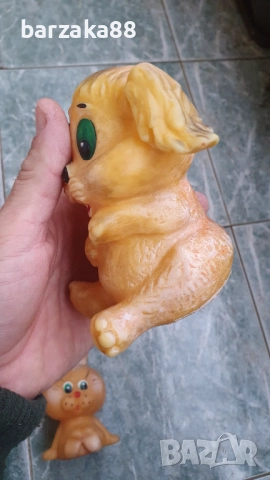 Стари гумени играчки 7 броя, снимка 5 - Антикварни и старинни предмети - 52372834