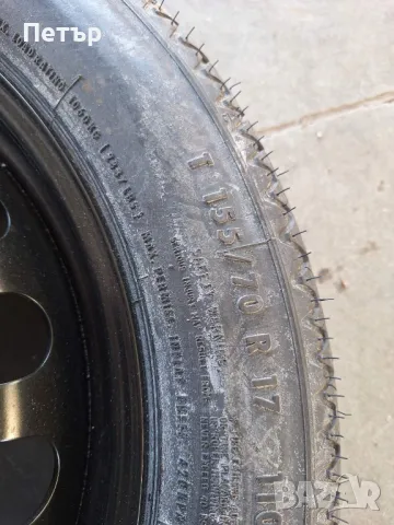 Резервна Гума Патерица за Мерцедес/Ауди/ 5x112x66.6-17 цола, снимка 5 - Гуми и джанти - 48489042