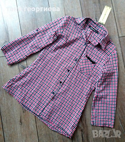 Нежна пепитена риза, снимка 4 - Ризи - 31975385