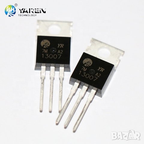 Транзистори MJE13007 400V, 8A, 80W корпус TO-220C, снимка 1 - Друга електроника - 31779430