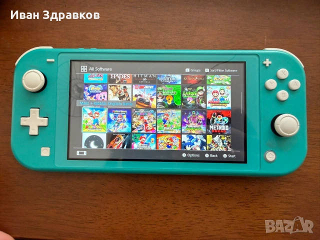 Switch Lite, hack/mod 512Gb, 62 игри - RetroArch, Moonlight - кейс, зарядно, снимка 4 - Nintendo конзоли - 54342630