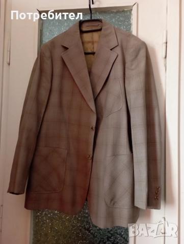  Мъжки костюм - сако и панталон   , снимка 6 - Костюми - 52519825