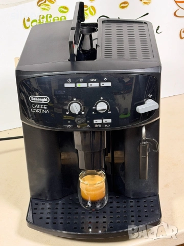 Кафемашина кафе автомат delonghi caffe cortina с гаранция, снимка 4 - Кафемашини - 53080820