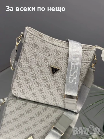 Guess Дамска Чанта С Дълга Регулируема Дръжка За През Рамо Гес - Различни Цветове Код E481, снимка 6 - Чанти - 50596188