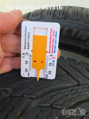 Зимни гуми MICHELIN ALPiN 6 DOT 22 г. 17-ки, снимка 8 - Гуми и джанти - 54317795
