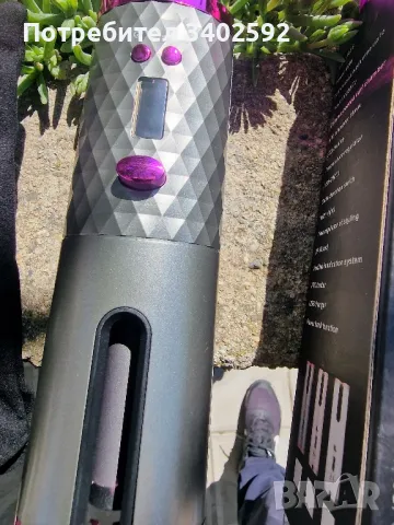 Безжична маша за къдрици, снимка 3 - Маши за коса - 50308115