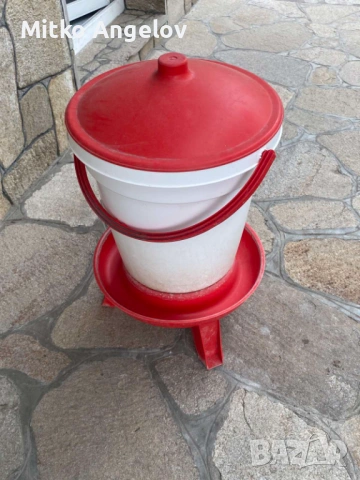 Поилка и хранилни за кокошки , снимка 4 - За птици - 54178102