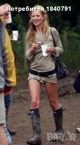 HUNTER гумени ботуши –  дамски, до коляното, № 40-41, снимка 13 - Дамски ботуши - 53946488