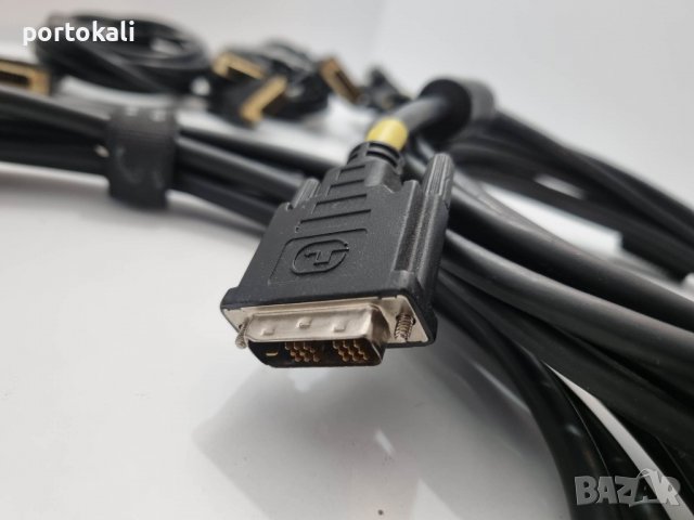 +Гаранция! DVI кабел кабели DVI 24+1, снимка 8 - Кабели и адаптери - 39510504