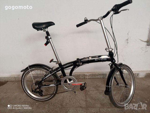 КАТО НОВО двойно сгъваемо алуминиево колело CYCO®,MADE IN GERMANY,сгъваем велосипед,пони, балканче, снимка 9 - Велосипеди - 37621227