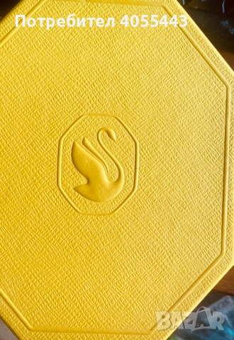 Позлатена гривна SWAROVSKI, снимка 4 - Гривни - 53925322