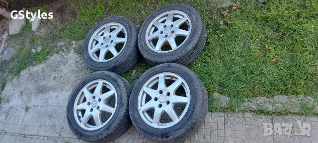 4бр лети джанти 5x112 6,5j 16h2 et 35 с летни гуми 205/55/16 , снимка 16 - Гуми и джанти - 47735022