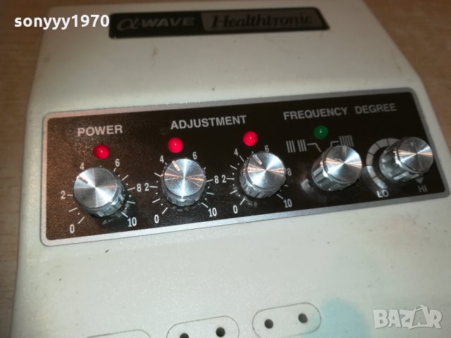 ALFA-WAVE HEALTHTRONIC-MUSCLE STIMULATOR-FRANCE, снимка 5 - Медицинска апаратура - 30218695