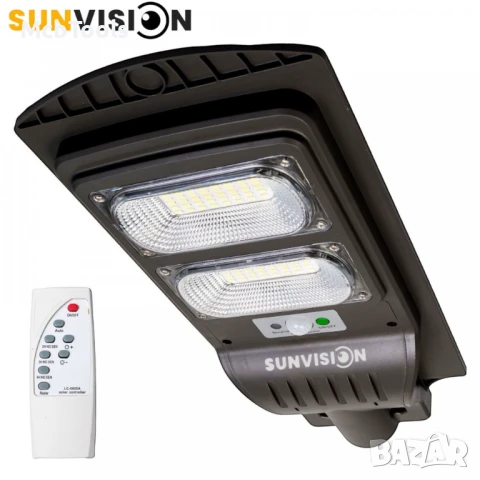 Мощна улична соларна лампа SUNVISION 900w, снимка 2 - Соларни лампи - 50953875