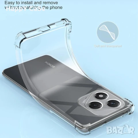Honor 400 Pro / 400 Lite / 400 / Удароустойчив TPU силиконов прозрачен кейс гръб калъф, снимка 10 - Калъфи, кейсове - 50179835